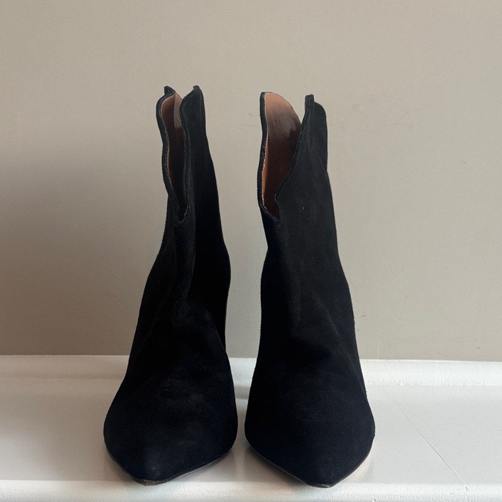 Paris Texas Black Heeled Boots